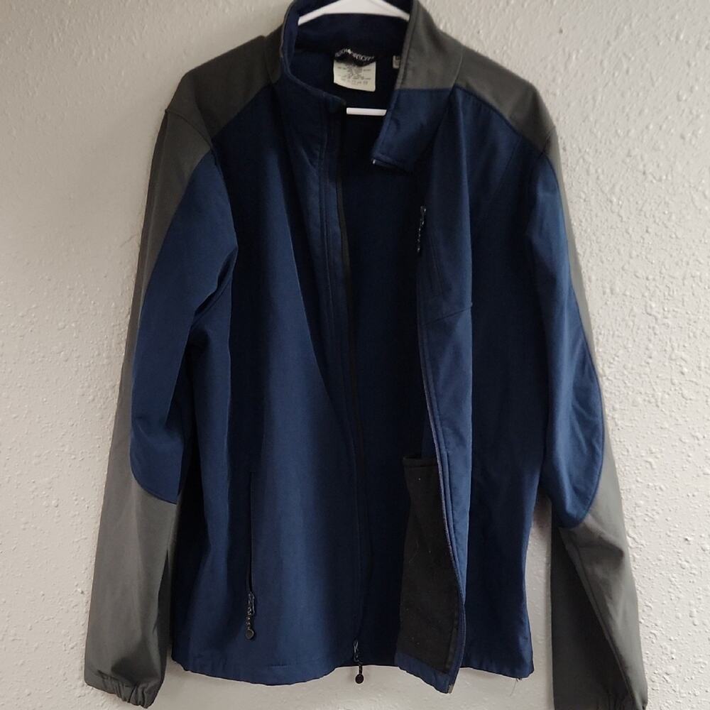 Black Diamond Men's Navy and Charcoal Jacket